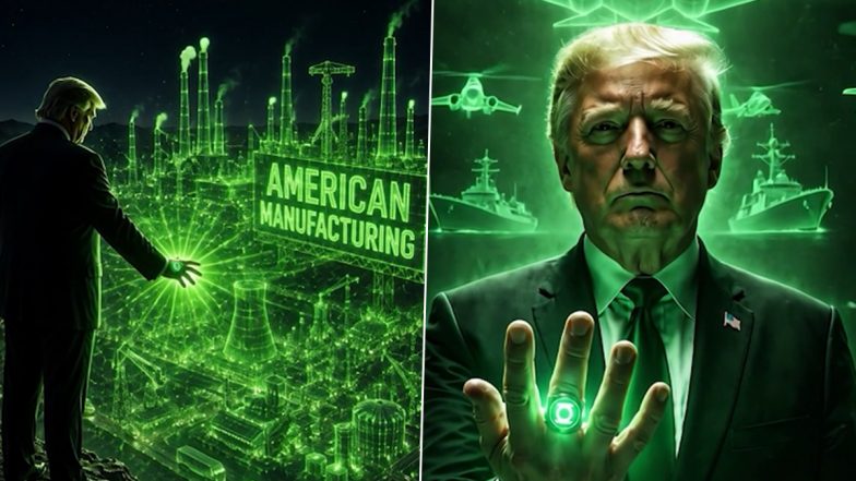 Donald Trump As Green Lantern? White House AI Video Showing US President As Superhero Goes Viral