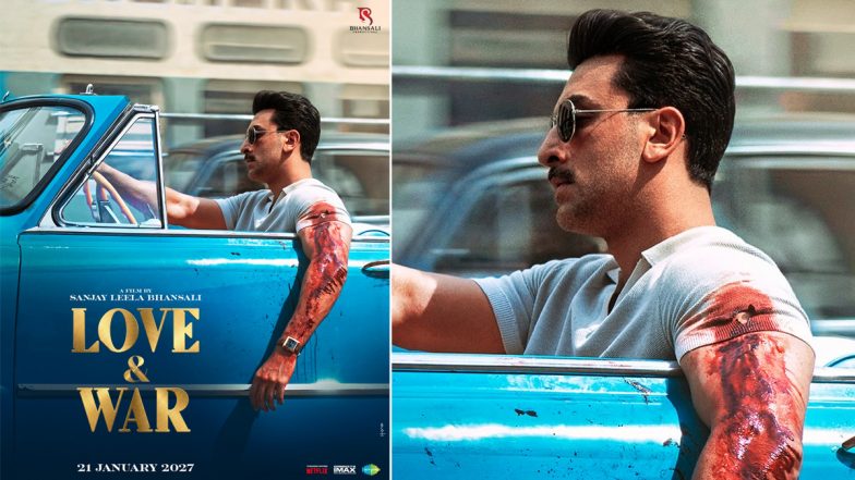 &lsquo;Love &amp; War&rsquo;: Ranbir Kapoor&rsquo;s Blood-Stained Retro Avatar Sends Fans into a Frenzy