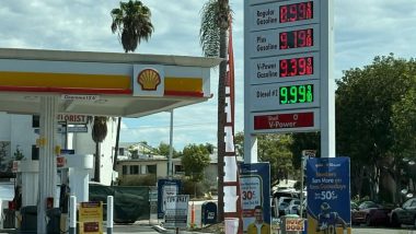 California Diesel Prices Hit USD 9.999 per Gallon, Maxing Out Digital Fuel Displays