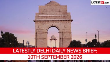 Delhi Latest News Today on September 10th, 2026: Building Crackdown, Custody & School Update