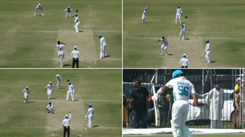 Babar Azam Wicket Video: Pakistan Star Batter Falls For 4 To Register Back-To-Back Failures on First-Class Comeback