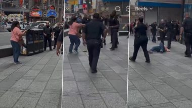 Times Square Stabbing: 1 Dead, 1 Injured After Knife Attack in US; NYPD Fatally Shoot Woman Suspect (Video)