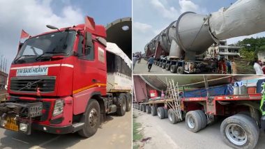Viral Truck With 308 Wheels Becomes Varanasi Attraction as People Stop to Make Reels