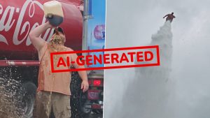 Is the Viral Video of Man Flying Into Sky After Coca Cola-Mentos Blast Real?.