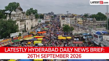 Hyderabad Latest News Today on September 26th, 2026: Ganesh Immersion, Metro Funding & Dry Spell