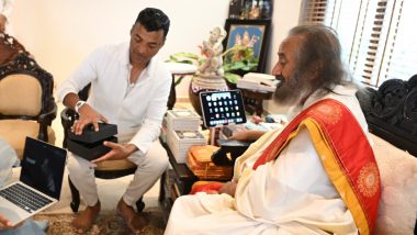 Deepinder Goyal Announces Temple Partnership with Art of Living to Measure Meditation Impact, Meets Sri Sri Ravi Shankar
