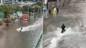 social-viral-Bangkok Flood: Jet Skier Arrested Over Stunt on Submerged Roads as Death Toll Reaches 12 (Video)