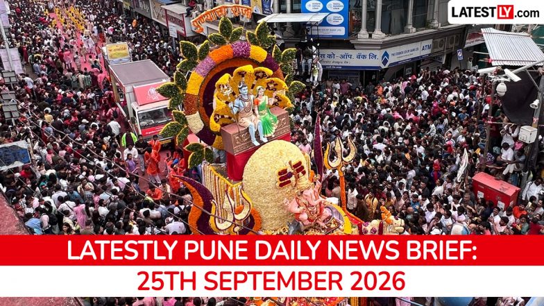 Pune Latest News Today on September 25th, 2026: Anant Chaturdashi, Traffic Disruptions &amp; 2032 Cycling Bid