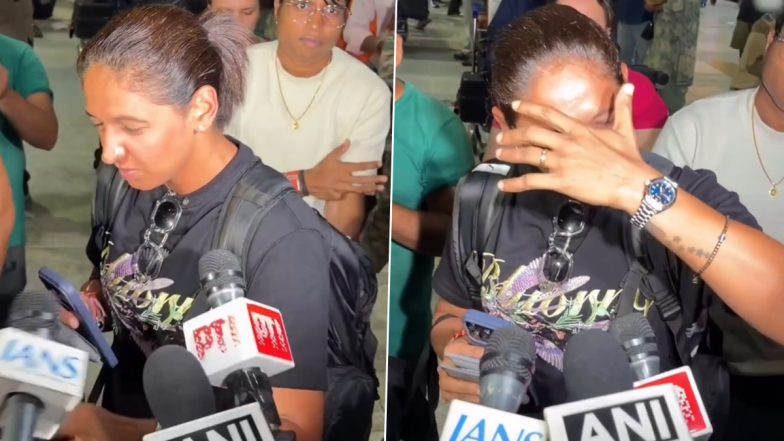 Harmanpreet Kaur Visibly Irritated by Media Flashlights at Airport on Return to India After Asian Games 2026 Cricket Gold