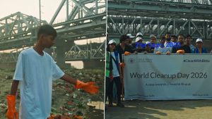 Bittu Tabahi Cleans Up Yamuna River in Delhi, Removes 585 kg of Waste on World Cleanup Day 2026 (Video).