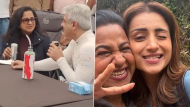 Radikaa Sarathkumar Reunites With Ajith Kumar, Trisha Krishnan As Vijay Prepares To Flag Off Le Mans Silverstone Race