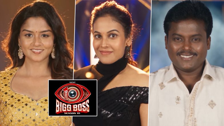 &lsquo;Bigg Boss Tamil 10&rsquo; Contestants: From Lakshmi Priya to Black Pandi, Full List of Celebs and Commoners in Vijay Sethupathi&rsquo;s Show