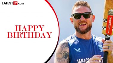 Brendon McCullum Birthday Special: Celebrating New Zealand Legend's Career As England's White-Ball Coach Turns 45