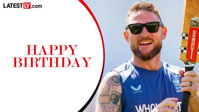 Brendon McCullum Birthday Special: Celebrating New Zealand Legend's Career As England's White-Ball Coach Turns 45
