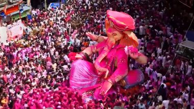 Ganesh Visarjan 2026: Mumbai Bids Farewell To Bappa As Immersion Processions Begin (Videos)