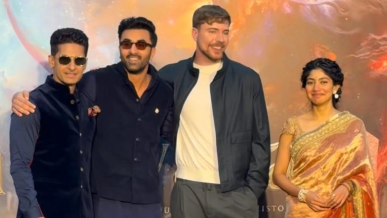 &lsquo;Ramayana&rsquo;: YouTube Star MrBeast Thanks Ranbir Kapoor and Team Following Star-Studded Mumbai Event