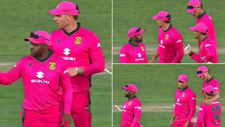 Temba Bavuma, Quinton de Kock Get Into Heated Exchange Over DRS Call During SA vs AUS 2nd ODI