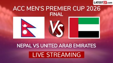 Nepal vs United Arab Emirates, Live Streaming and Free Telecast in India, ACC Men's Premier Cup 2026 Final