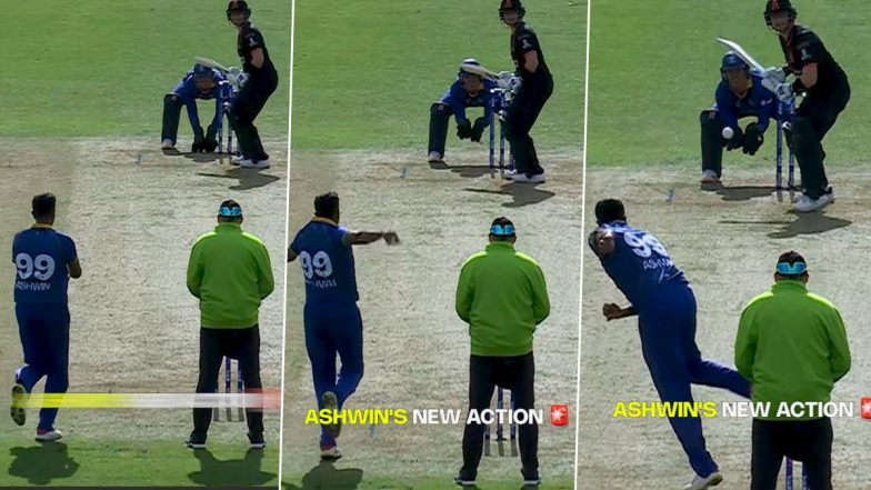 Ravi Ashwin Unveils New Bowling Action During ETPL 2026