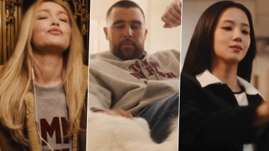 Travis Kelce Makes Star-Studded Tommy Hilfiger Debut Alongside BLACKPINK&rsquo;s Jisoo and Gigi Hadid
