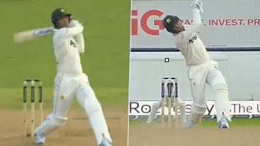 Razaullah Batting Video: Watch Pakistan Cricketer Score Sensational 81 off 63 Balls on Debut in PAK vs ENG 3rd Test 2026