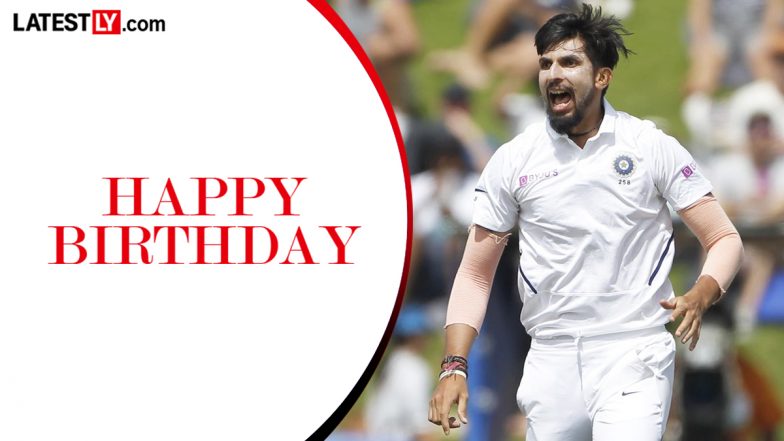 Ishant Sharma Birthday Special: Celebrating India Player As Lanky Fast Bowler Turns 38
