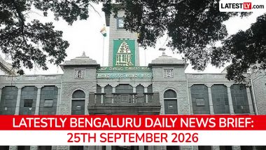 Bengaluru Latest News Today on September 25th, 2026: Civic Body Faces Ire, Crime Rackets Busted & Electoral Roll Challenges