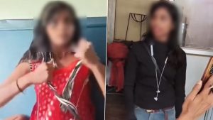 social-viral-Viral Video Shows Woman Tearing Clothes During TTE Ticket Inspection on Train
