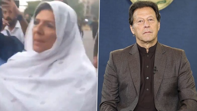 Aleema Khan Detained in Pakistan: Imran Khan&rsquo;s Sister Taken Into Custody Ahead of PTI March (Video)