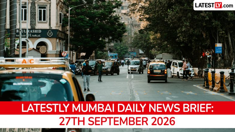 Mumbai Latest News Today on September 27th, 2026: Drought Declared, IIT-B Probe &amp; Ganesh Visarjan Concludes