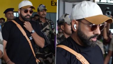 Rohit Sharma Touches Down in Thiruvananthapuram Ahead of IND vs WI 1st ODI 2026