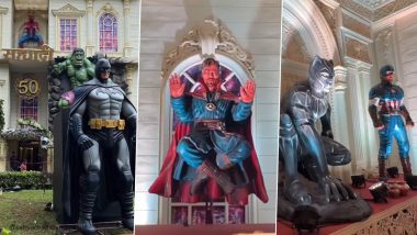Ahead of &lsquo;Avengers Endgame: Encore&rsquo;, Captain America, Iron Man and Hulk Join Ganpati Celebrations in Mumbai