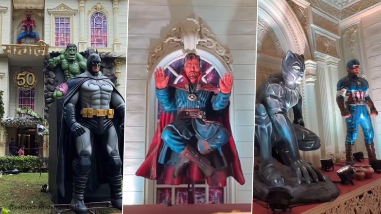 Ahead of &lsquo;Avengers Endgame: Encore&rsquo;, Captain America, Iron Man and Hulk Join Ganpati Celebrations in Mumbai