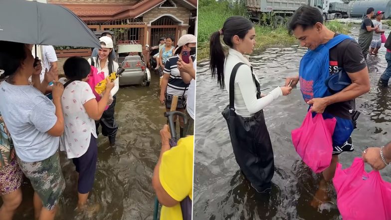 Ivana Alawi Viral Video: Content Creator Explains Why Relief Goods Were Distributed in Flooded Road
