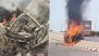 Dr Kasakurthi Jagadish Dies: Neurosurgeon Killed After Volvo Crashes Into Divider and Catches Fire in Telangana (Video)