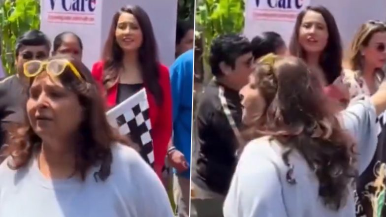 &lsquo;Please Let Me Go&rsquo;: Woman Begs for Passage at Amruta Fadnavis-Flagged Mumbai Supercar Rally, Video Goes Viral
