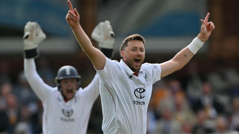 Ollie Robinson Reaches 100-Wicket Milestone in Tests, Achieves Feat During PAK vs ENG 3rd Test 2026