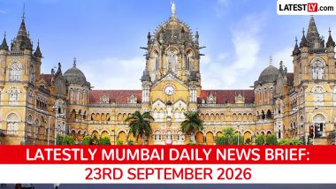 Mumbai Latest News Today on September 23rd, 2026: IIT Probe, Drought Measures, Firecracker Ban & FDA Action