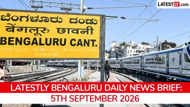 Bengaluru Latest News Today on September 5th, 2026: Food Safety Raids, Loan Assault & Political FIR