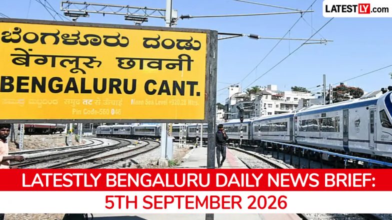 Bengaluru Latest News Today on September 5th, 2026: Food Safety Raids, Loan Assault &amp; Political FIR