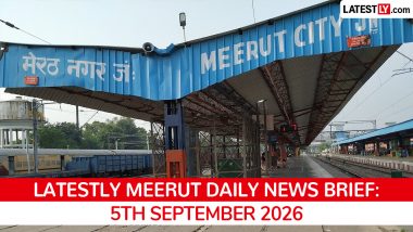 Meerut Latest News Today on September 5th, 2026: PM Modi Inaugurates RRTS, ED Toll Fraud Raid & POCSO FIR