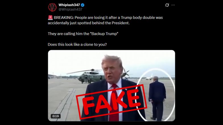 Viral Video Shows Donald Trump&rsquo;s &lsquo;Body Double&rsquo;? Fact Check Reveals the Truth