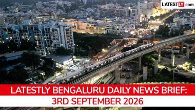 Bengaluru Latest News Today on September 3rd, 2026: Aero India, Metro Pink Line & Urban Development