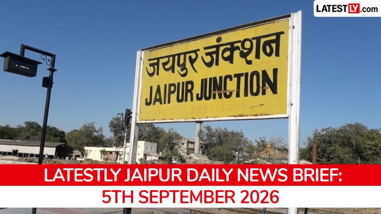 Jaipur Latest News Today on September 5th, 2026: Crime Surge, Weather Alerts &amp; PM Modi Visit