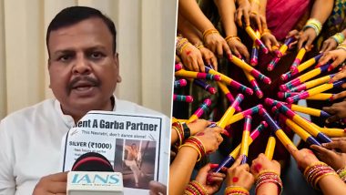 &lsquo;Rent a Garba Partner&rsquo; Ads Row: BJP MLA Sanjay Upadhyay Urges Mumbai Police Probe Over Safety and Fraud Concerns (Video)