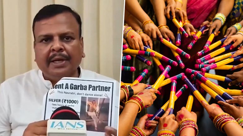 &lsquo;Rent a Garba Partner&rsquo; Ads Row: BJP MLA Sanjay Upadhyay Urges Mumbai Police Probe Over Safety and Fraud Concerns (Video)