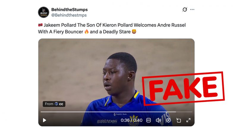 Fact Check: Viral Rumor Falsely Claims Jakeem Pollard is Kieron Pollard&rsquo;s Son
