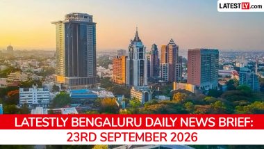 Bengaluru Latest News Today on September 23rd, 2026: Major Crime Updates, Investment Inflows & Civic Changes