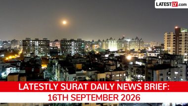 Surat Latest News Today on September 16th, 2026: Rain Alert, Food Poisoning, Textile Fire & Worker Aid