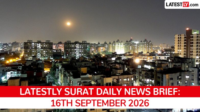 Surat Latest News Today on September 16th, 2026: Rain Alert, Food Poisoning, Textile Fire &amp; Worker Aid